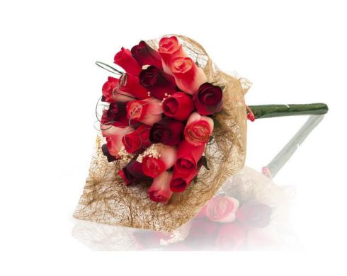 BUCHET DE TRANDAFIRI DIN LEMN "MICHELLE"