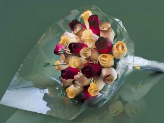 BUCHET DE TRANDAFIRI DIN LEMN „DORIA”