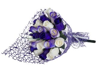 BUCHET DE TRANDAFIRI DIN LEMN "LANA"