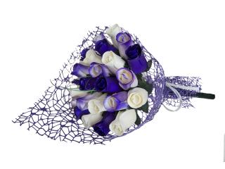 BUCHET DE TRANDAFIRI DIN LEMN "LANA"