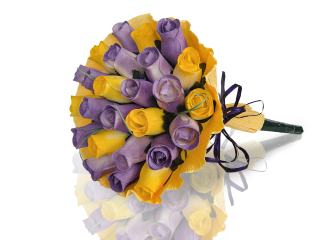 BUCHET DE TRANDAFIRI DIN LEMN "NORA"