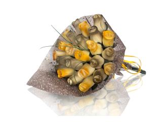 BUCHET DE TRANDAFIRI DIN LEMN "ZOE"