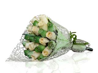 BUCHET DE TRANDAFIRI DIN LEMN "Angie"